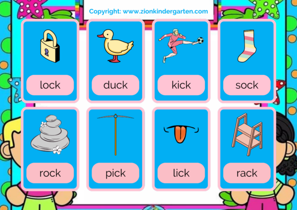 Digraph Words Flashcards